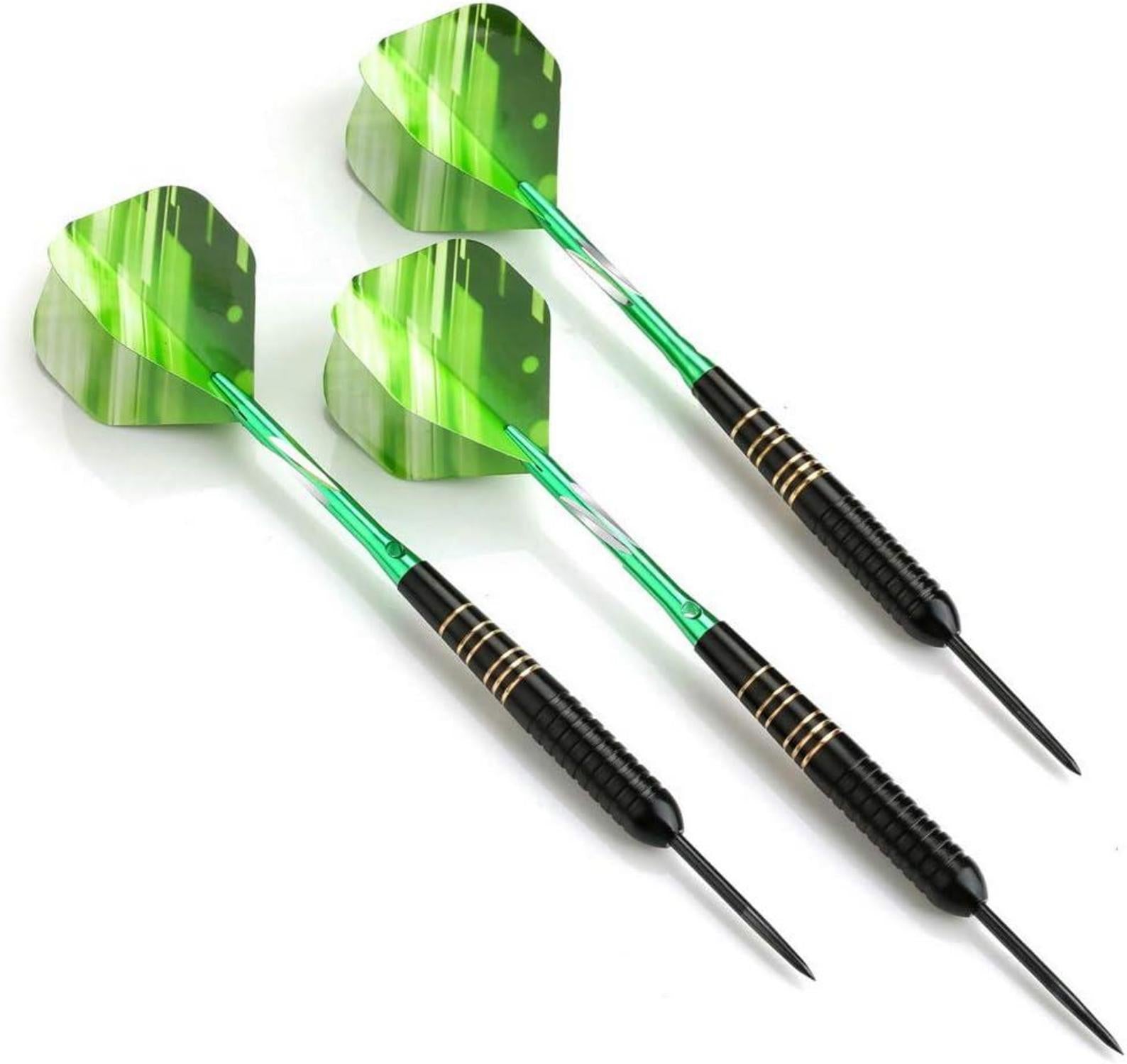 Professionelle Dartpfeile Set Steeldarts 23g mit PU Case und Flightschutz