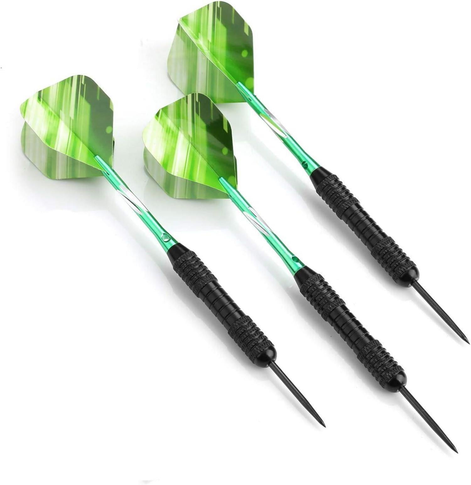 Steel Dartpfeile Set 22g Steel Tip Aluminium Schaft Schwarz beschichtet