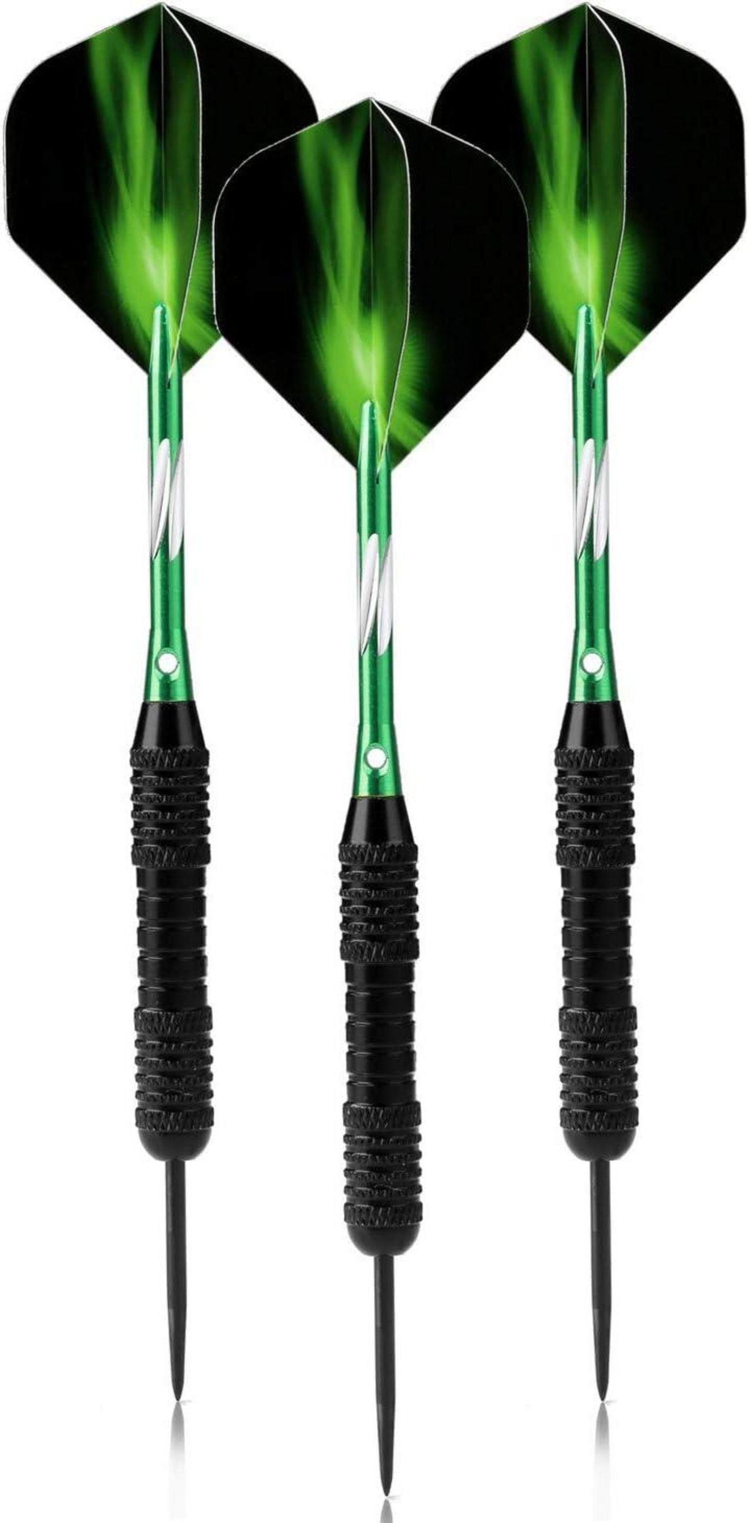 Steel Dartpfeile Set 22g Steel Tip Aluminium Schaft Schwarz beschichtet