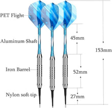 Soft Dartpfeile Set 3 Stück 18g Turnier Elektronische