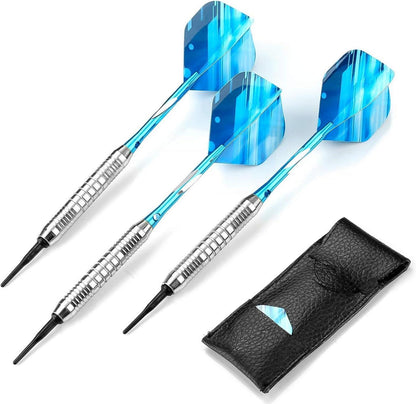Soft Dartpfeile Set 18g für Elektronische Dartscheibe mit Hard Box