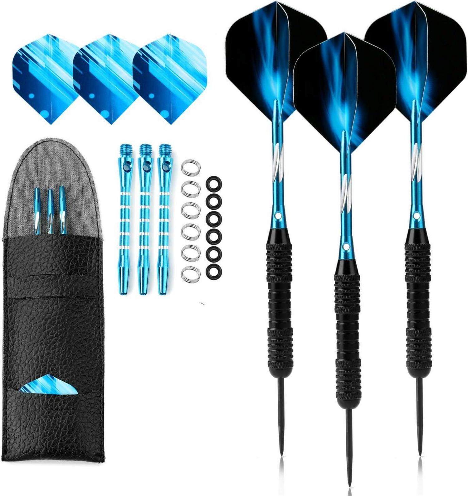 Dartpfeile Set Stahlspitze 22g Steeldarts Metallspitze