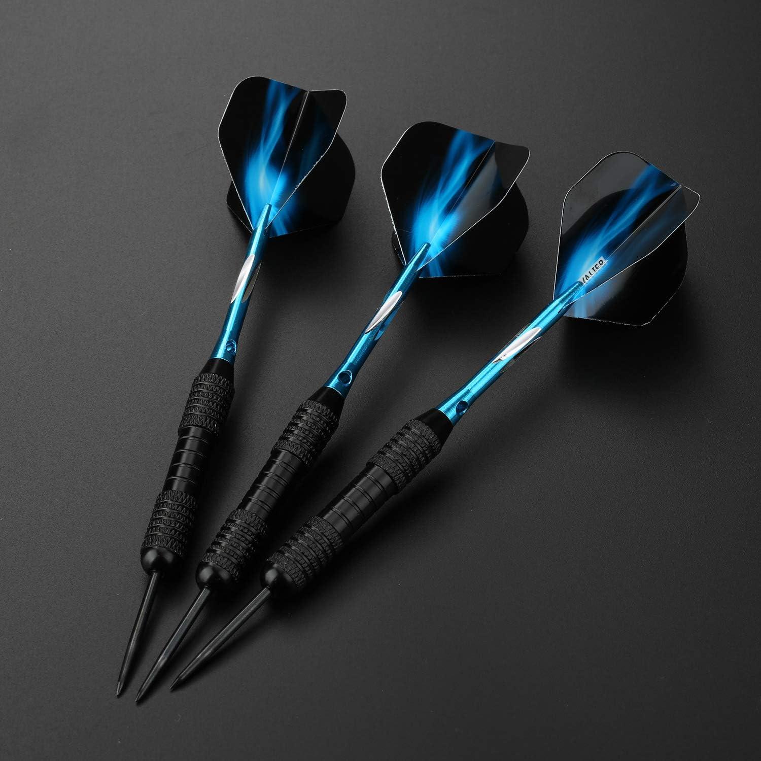 Dartpfeile Stahlspitze 22g Profi Set Aufbewahrungsbox Turnier
