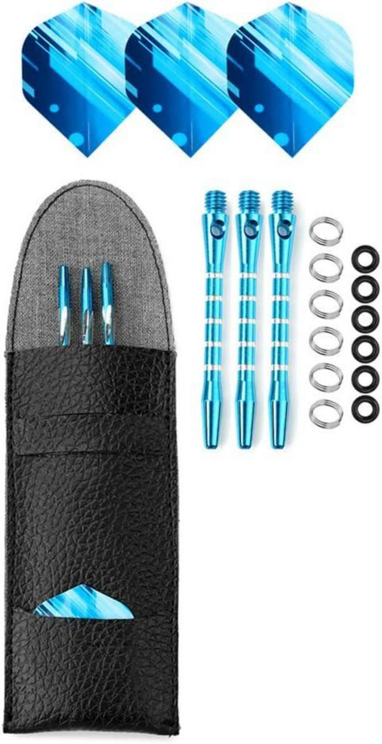 Profi Dartpfeile Set 22g Stahlspitze Steeldarts Aufbewahrungsbox