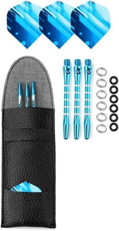 Profi Dartpfeile Set 22g Stahlspitze Steeldarts Aufbewahrungsbox