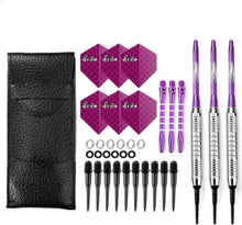 Crazy-m Soft Dartpfeile Set 3 Stück 18g Schwarz beschichtet