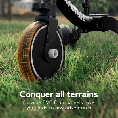 besrey 5 in 1 Kinderdreirad Dreirad Lauffahrrad Schwarz