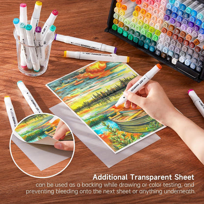172-teiliges Alkohol Marker Set mit Blender & Zubehör