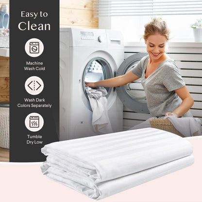 4er-Pack Kissenbezug 50x66 cm – Weicher Satin, 100% Baumwolle