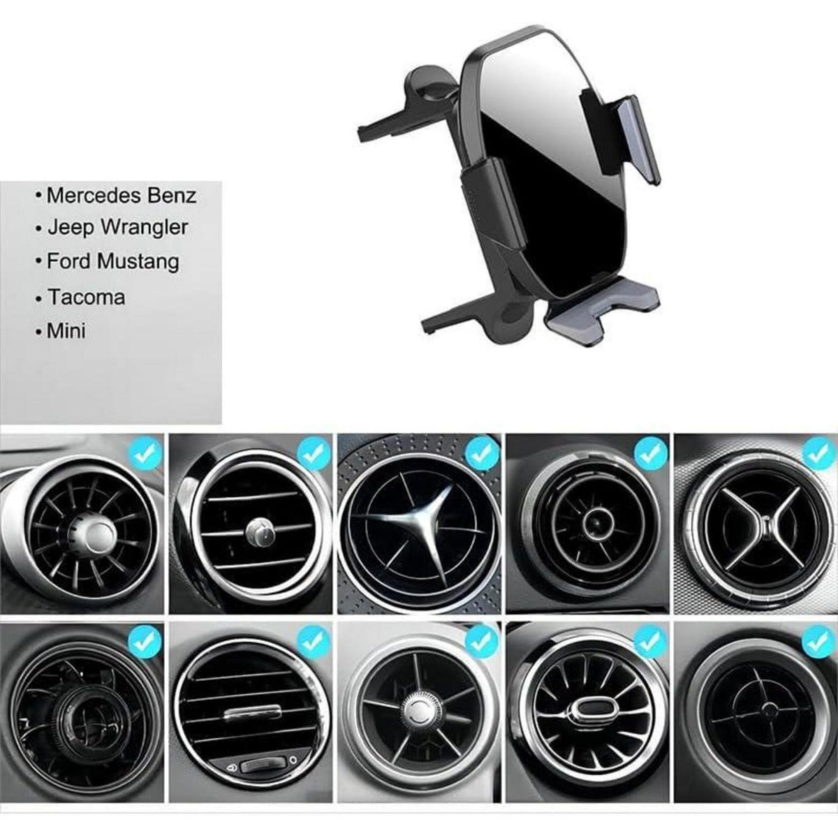 Auto Handyhalterung Lüftung für Mercedes, Mini, Ford, Audi, Suzuki