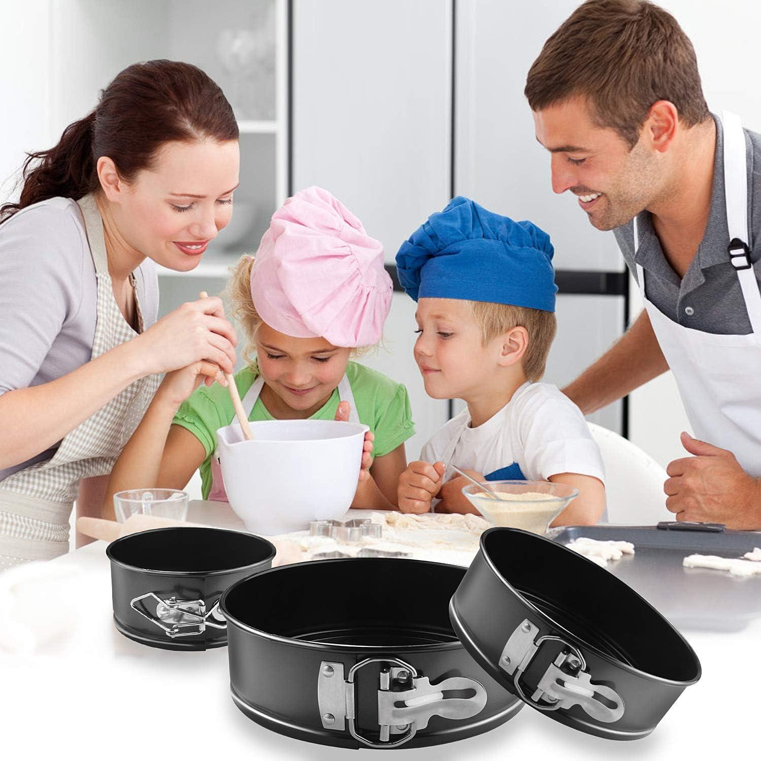 Kuchenform Set Antihaft Backformen 3 Größen Springform rund