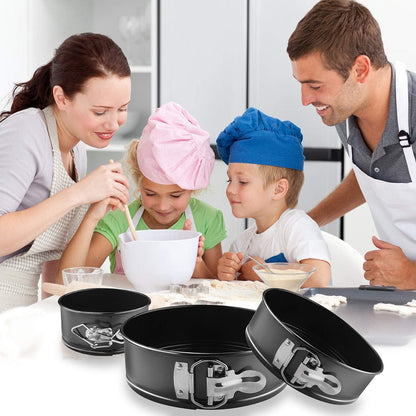 Kuchenform Set Antihaft Backformen 3 Größen Springform rund
