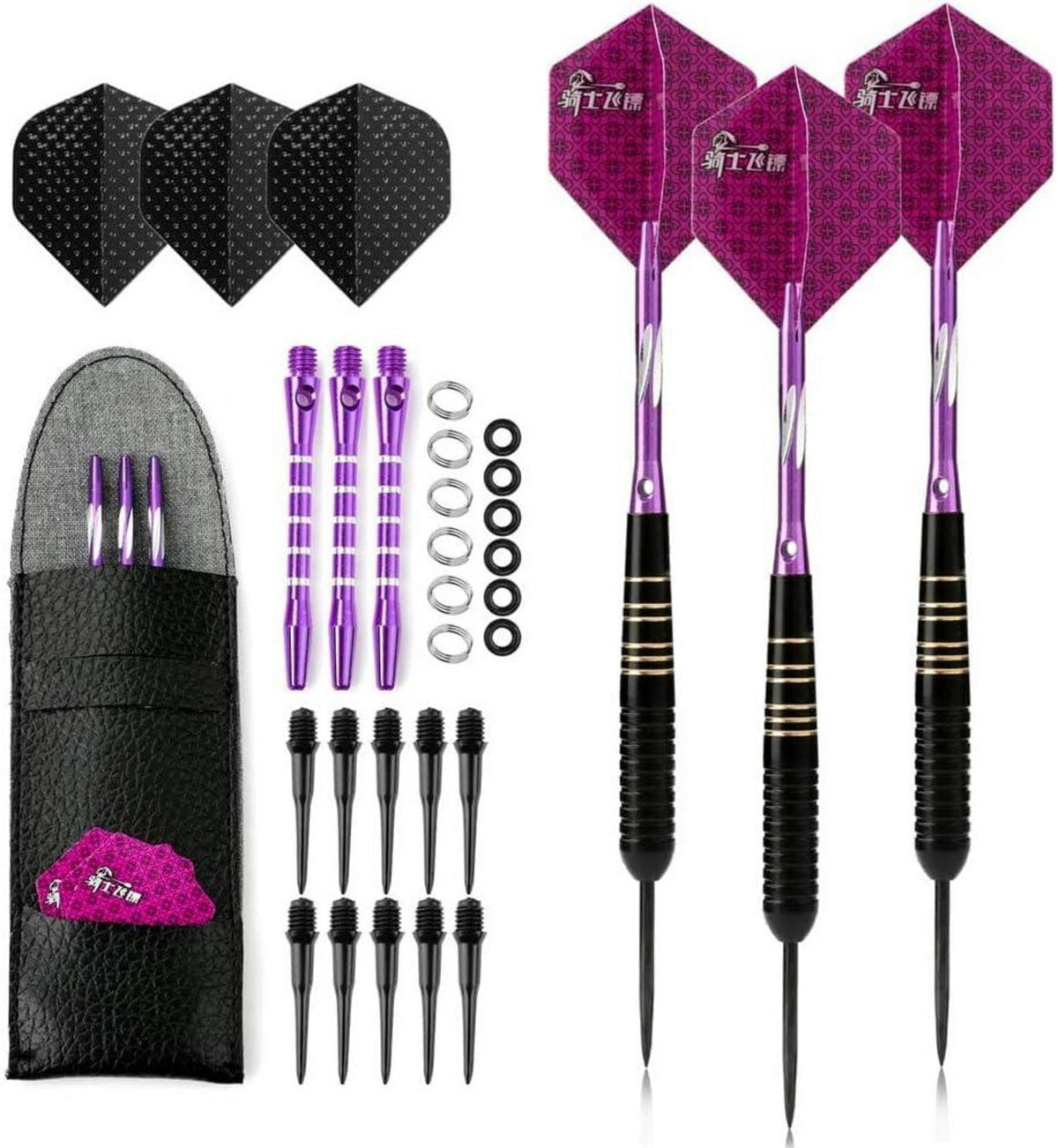 Professionelle Steel Tip Dartpfeile Set mit 23g Gewicht