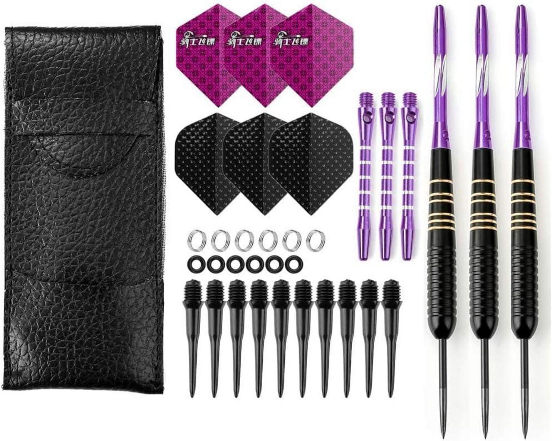 Dartpfeile Set Profi Steeldarts Turnier 23g Steel Tip Darts