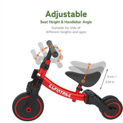 Kinderdreirad Laufrad Lauffahrrad 5-in-1 Lauflernhilfe 1-4