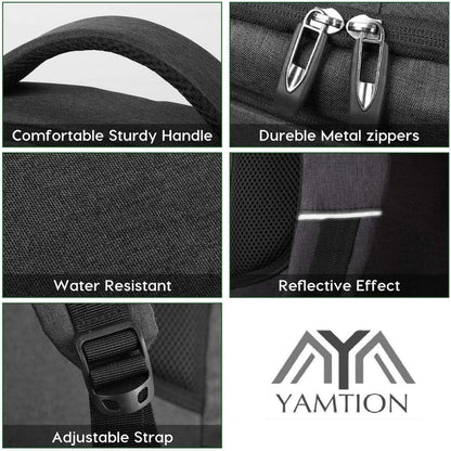 Rucksack Herren Schulrucksack Teenager Laptop 15.6 Zoll