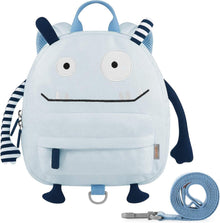 Mini Kinderrucksack mit Brustgurt 3D Cartoon Blau