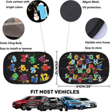 Auto Sonnenschutz Kinder selbsthaftend mit Kinder-Motiv, UV