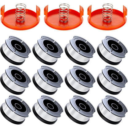 Rasentrimmer Spule kompatibel mit Black Decker 12 Stück