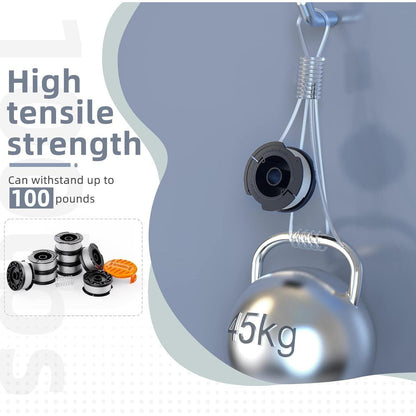 Rasentrimmer Spule kompatibel mit Black Decker 12 Stück