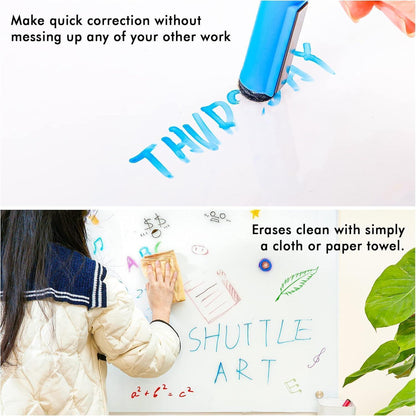 Shuttle Art Whiteboard Marker Set, 15 Farben, feine