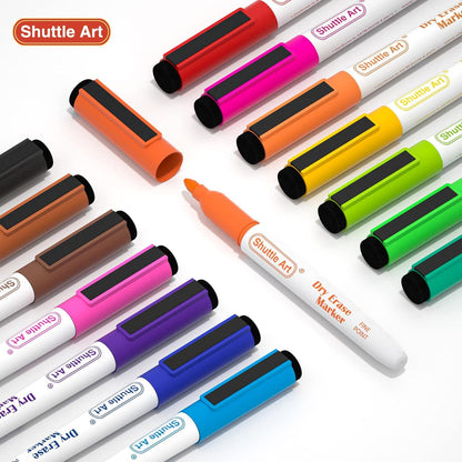 Shuttle Art Whiteboard Marker Set, 15 Farben, feine