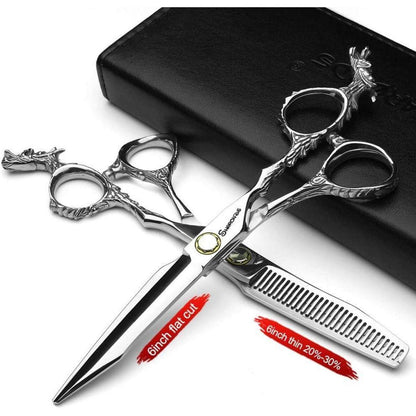 6 Zoll Professionelle Haarschneideschere – Edelstahl & Scharf