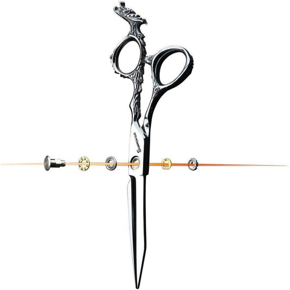6 Zoll Professionelle Haarschneideschere – Edelstahl & Scharf
