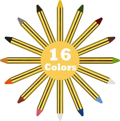 Gesichtsfarben KinderschminkeStifte Set 16 Farben Gesicht Malen