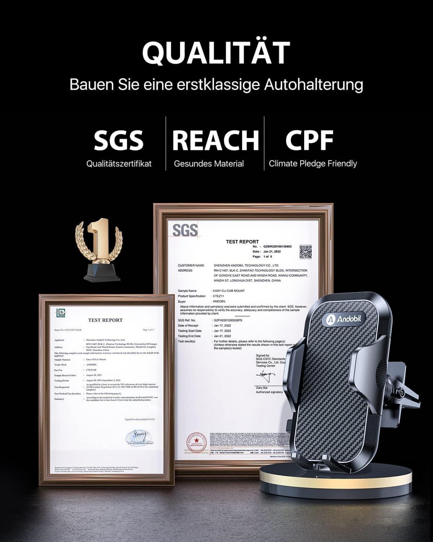 Handyhalterung Auto Lüftung 2024 Upgrade Kfz Halterung 360° Drehbar iPhone
