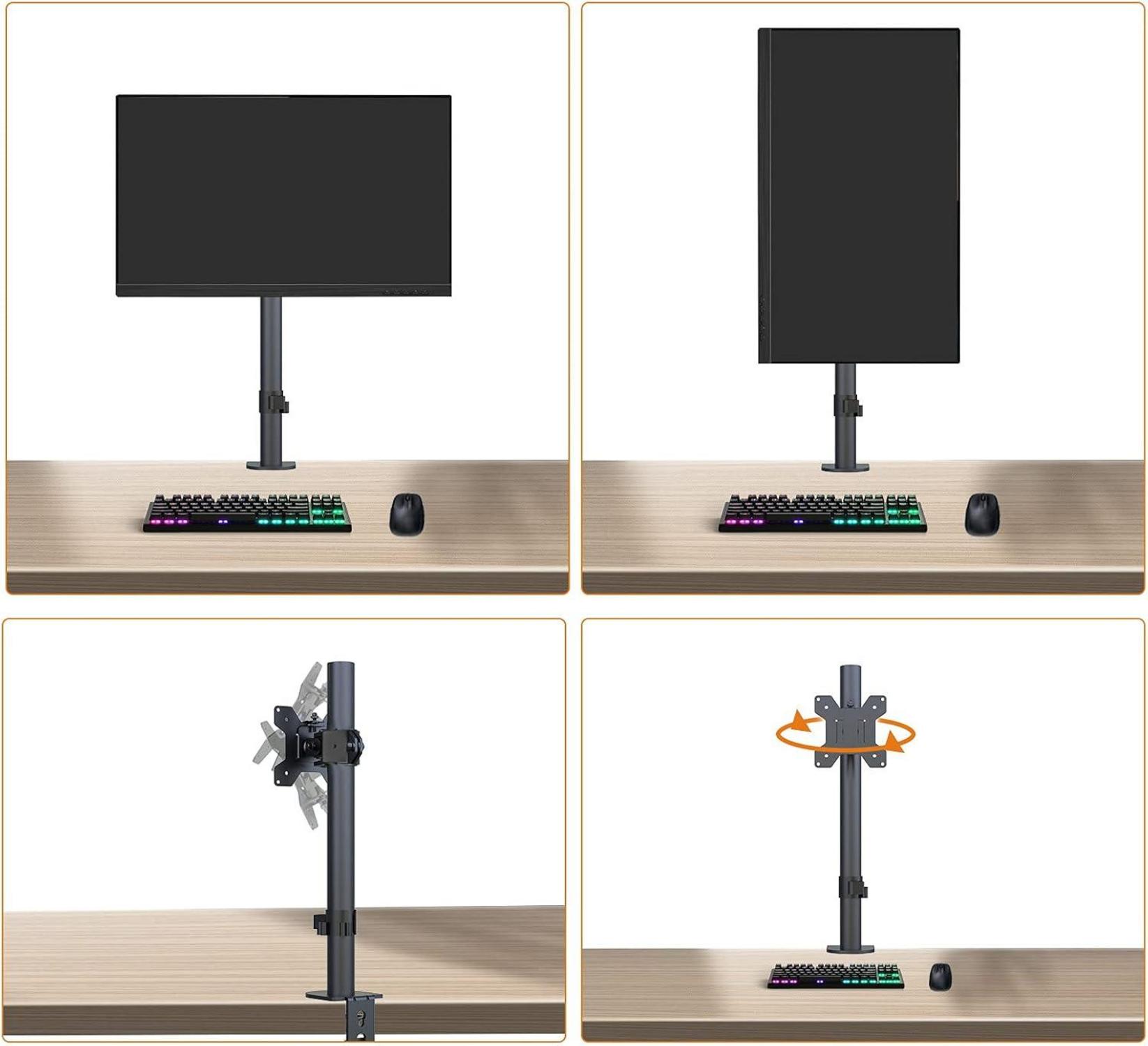 Monitor Halterung Einarm Höhenverstellbar 13-32 Zoll VESA 100x100 MD7401