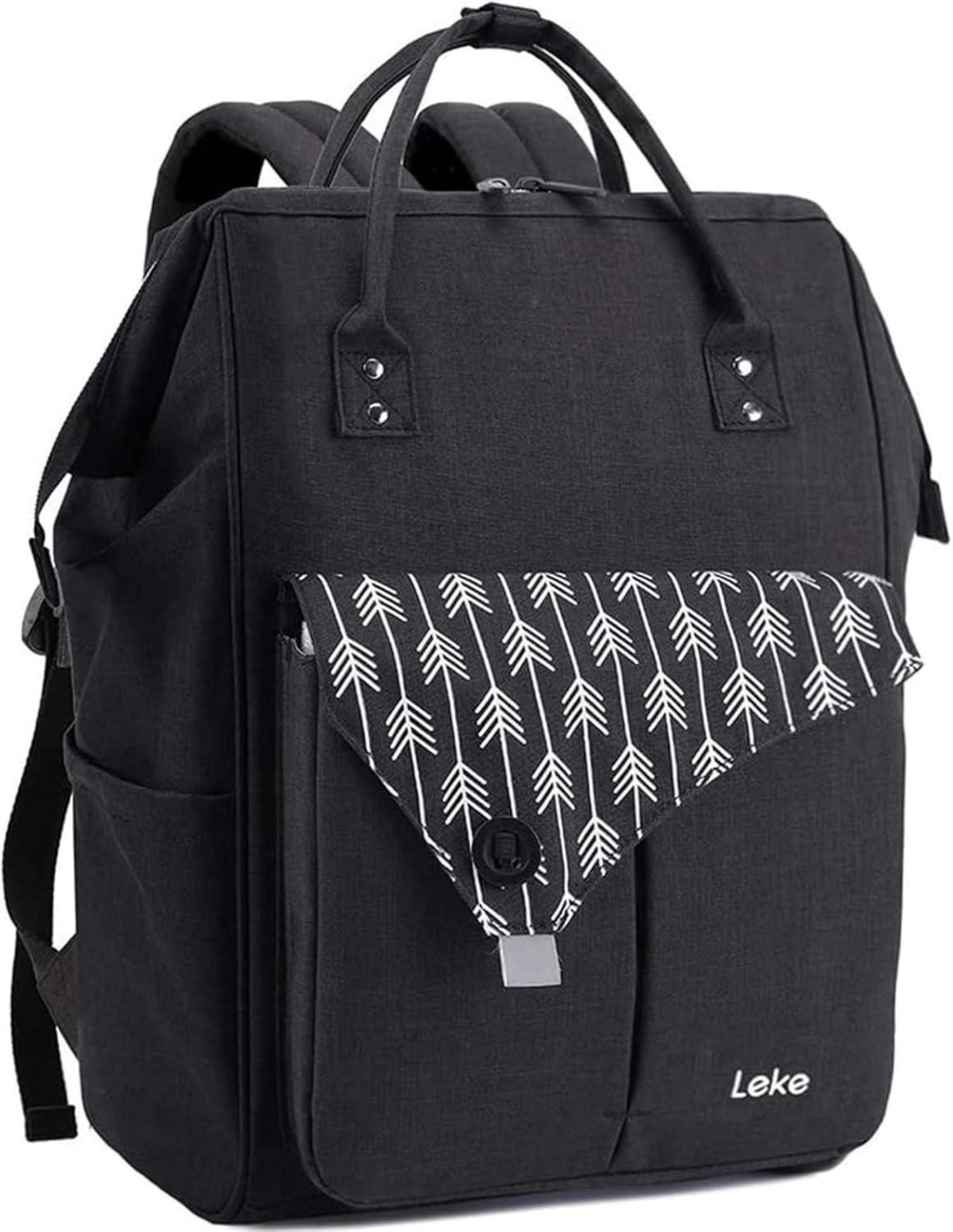 Wasserdichter Rucksack mit Diebstahlschutz Schwarz 15.6 Zoll