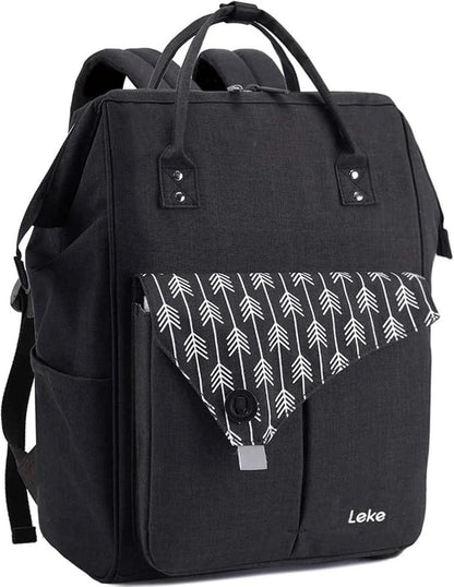 Wasserdichter Rucksack mit Diebstahlschutz Schwarz 15.6 Zoll