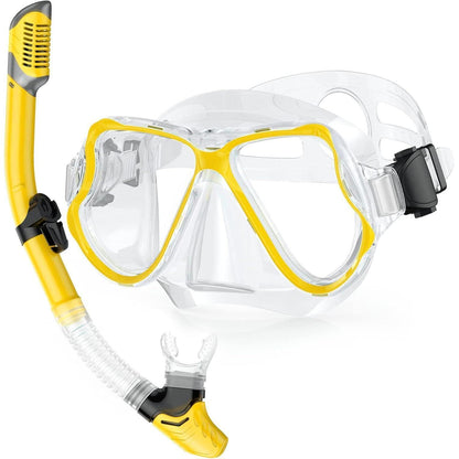 Professionelles Trocken Schnorchelset mit Anti-Fog