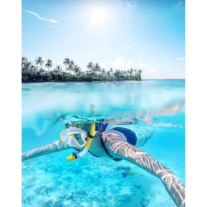 Professionelles Trocken Schnorchelset mit Anti-Fog