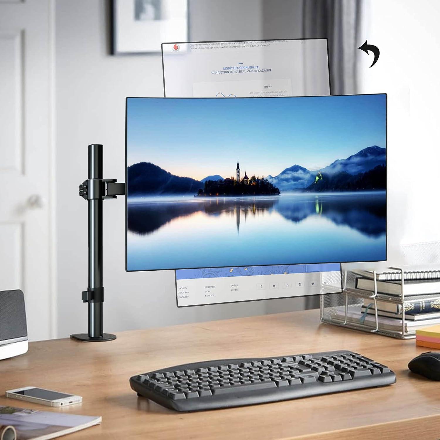 Monitor Halterung für 13-32 Zoll Bildschirme, VESA 75x75/100x100, Höhenverstellbar