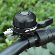 LYCAON Mini Fahrradklingel Aluminiumlegierung Schwarz 2er
