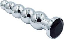 Metall Analplug Edelstahl Butt Plug Hook mit 5 Anal Kugeln