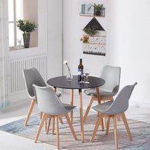 Runder Esstisch Skandinavisch Weiß 80cm Küchentisch Modern