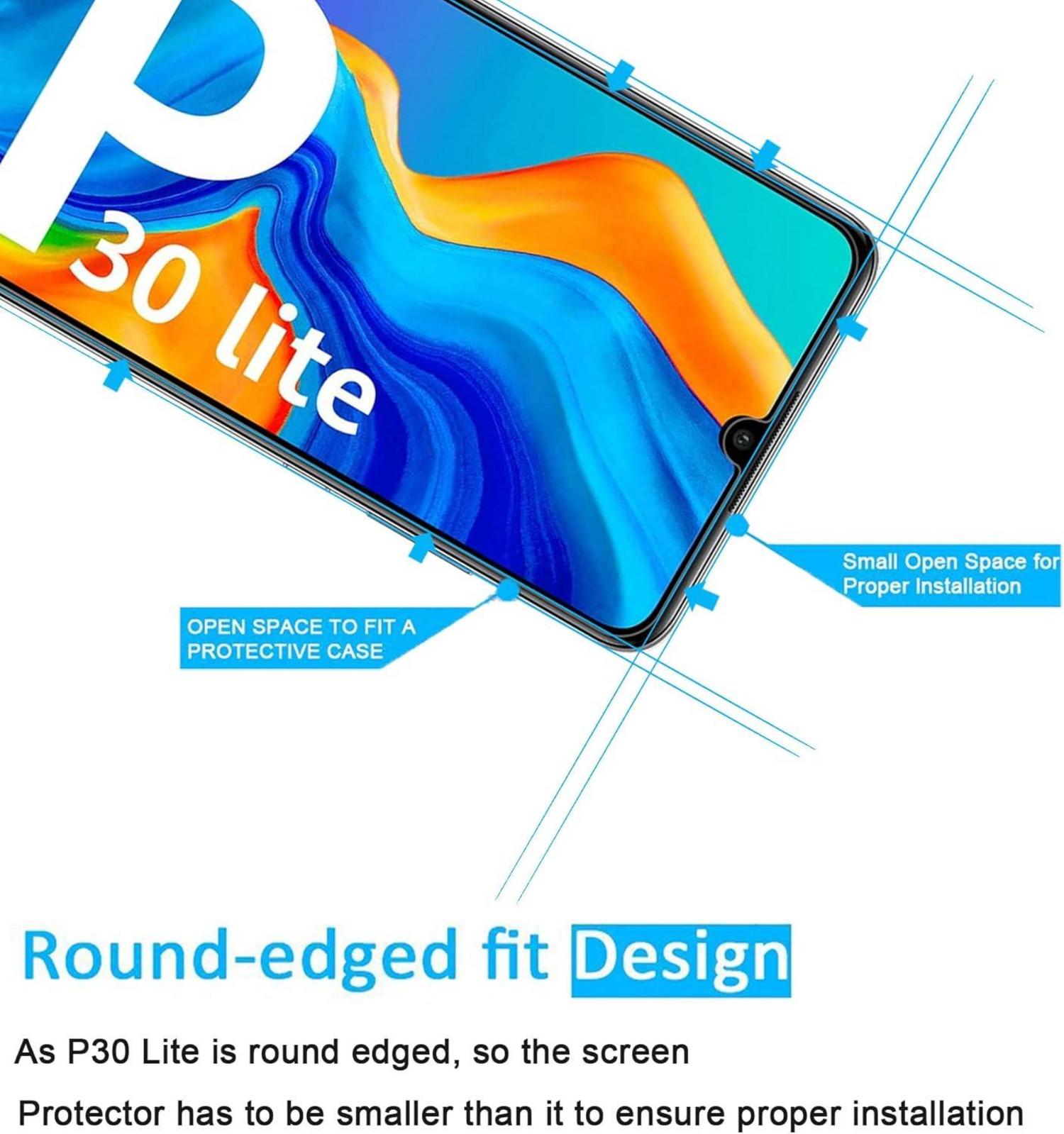 Panzer Schutz Glas Huawei P30 Lite Nova 4e 9H Ultra-klar Display