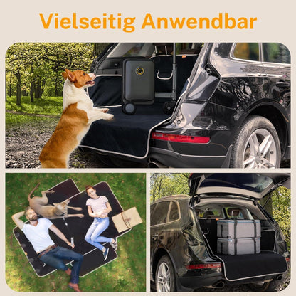 Toozey Völliger Kofferraumschutz Hund Auto Schwarz 185x103cm