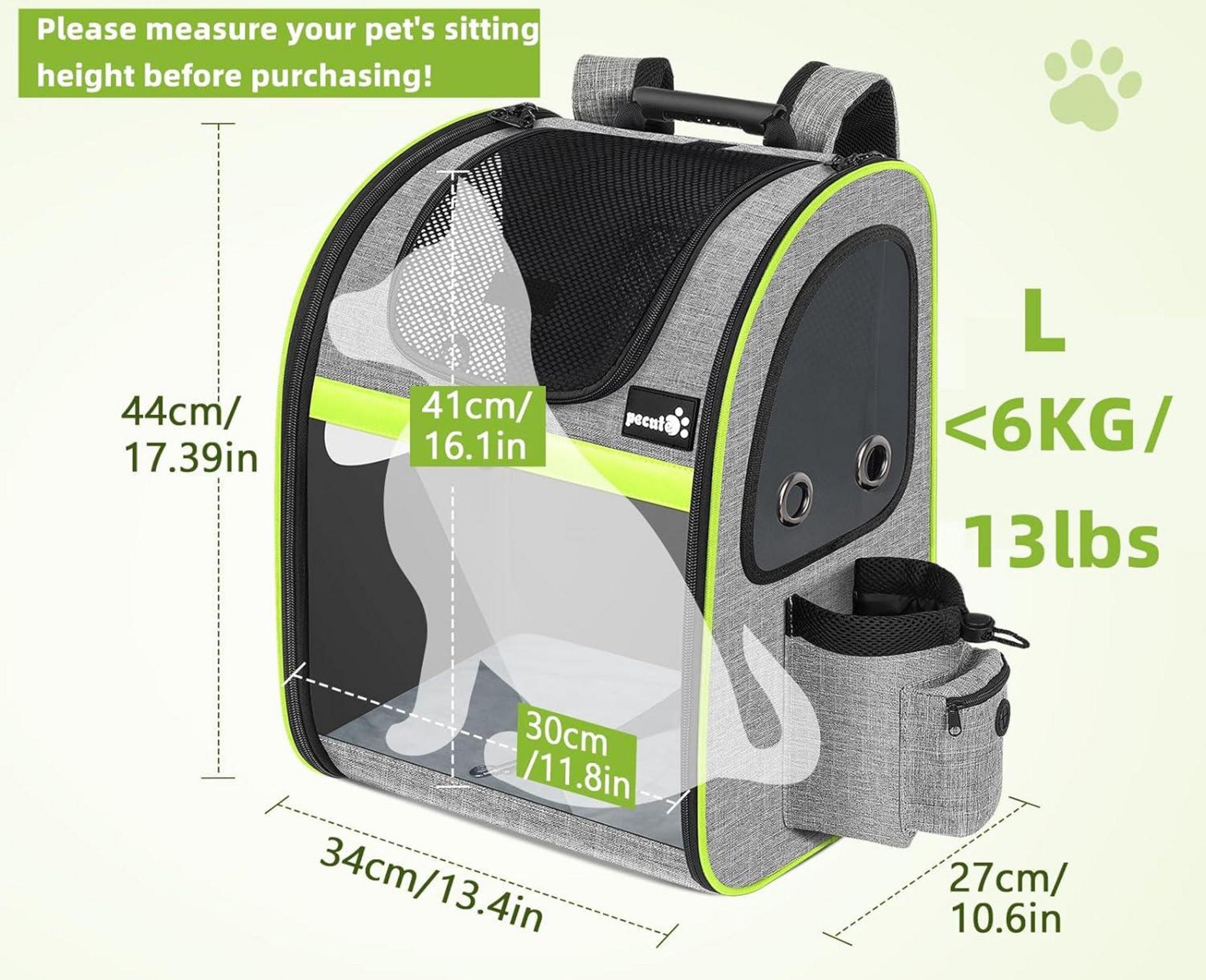 Pecute Hunderucksack Erweiterbar Faltbar Katzenrucksack