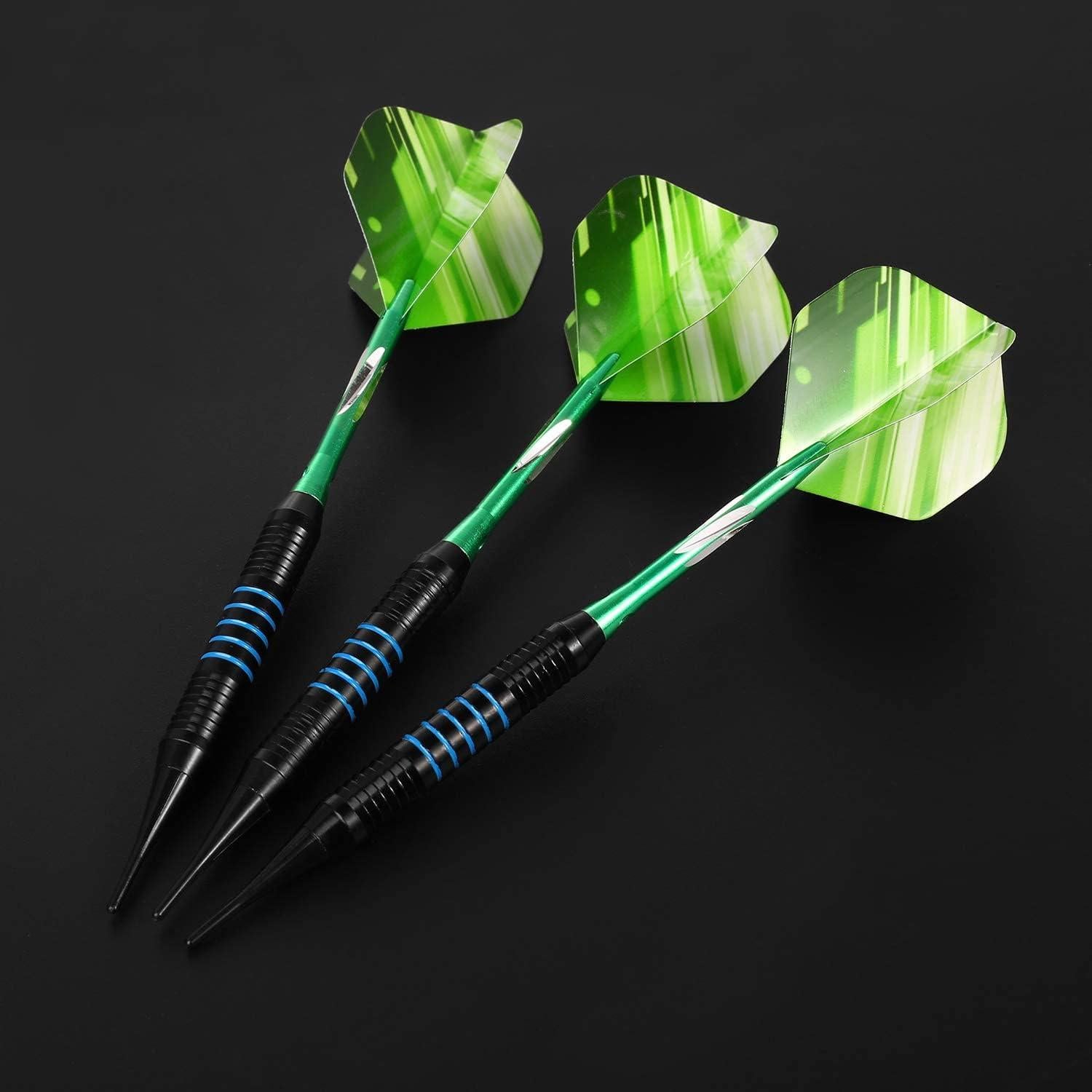Soft Dartpfeile Set 18g Turnier Aluminium Schaft inkl. PU Bag