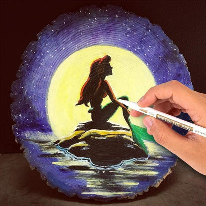 Lineon Metallic Marker Set, 24 bunte