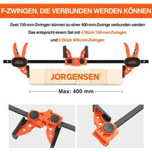 Einhandzwingen Set 4 Stück 150/420mm Profi Schraubzwingen