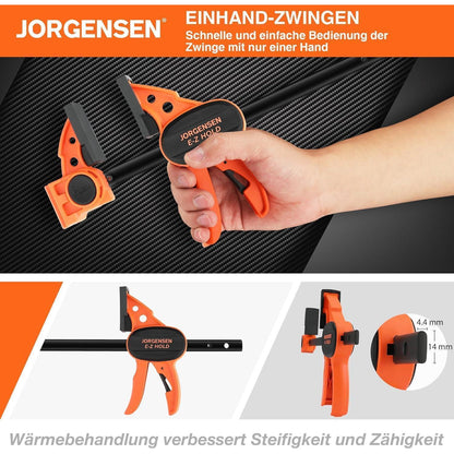 Einhandzwingen Set 4 Stück 150/420mm Profi Schraubzwingen