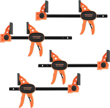 Profi Einhandzwingen Set 4tlg Schraubzwingen 150-420mm Spannkraft 68kg