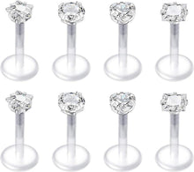 Klare Flexibles Lippenpiercing Tragus Helix Labret Piercing 16G
