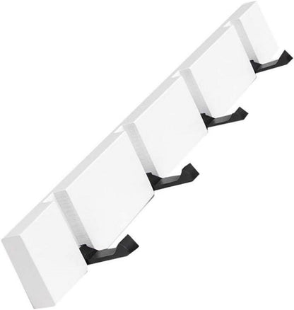 Hakenleiste Holz Klappbar Garderobenleiste Wand 5 Haken Weiß 4