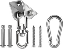 Deckenhaken 360°Drehen Edelstahl 450KG Kapazität mit M8 Karabiner